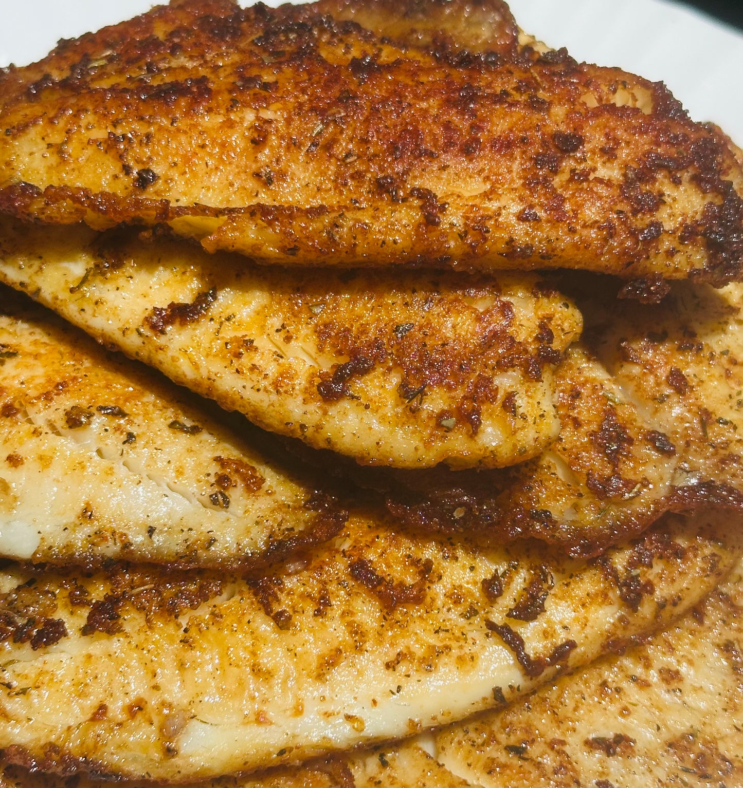 Seasoned Fried Tilapia Fillets (Pan Fried)